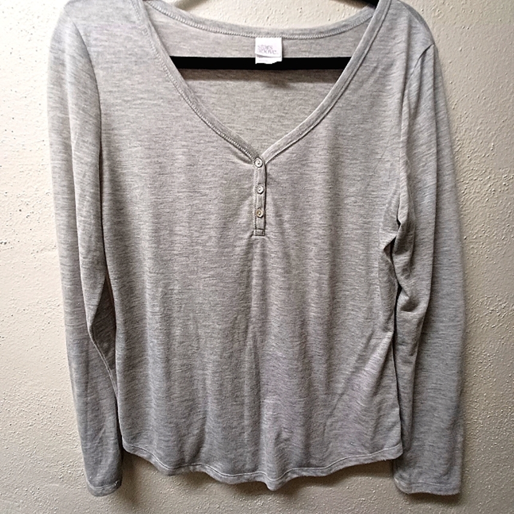 Women's pajama top M light grey